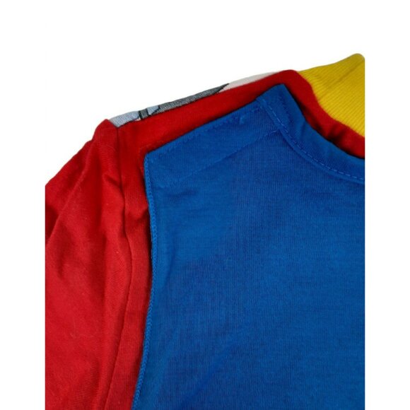 Batman Pajama Set Boys 2T Red Cotton Long Sleeve 3-Piece with Cape NWT - Picture 8 of 10